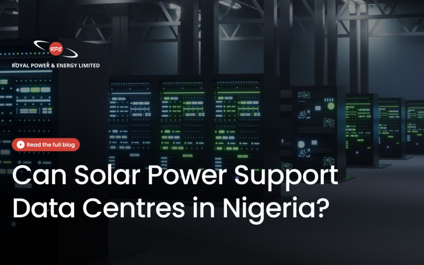 solar power support data centres